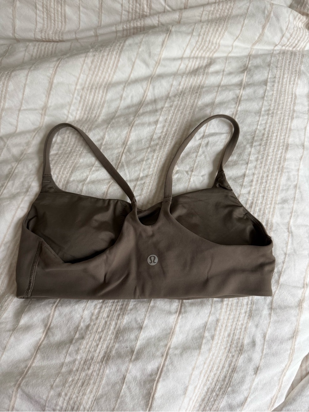 lululemon athletica Brown Minimalist Strappy Sports Bra